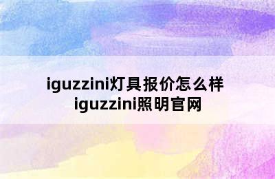 iguzzini灯具报价怎么样 iguzzini照明官网